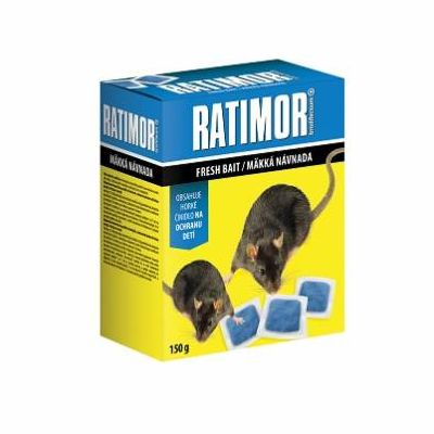 RATIMOR 150g mäkká návnada na myši a potkany