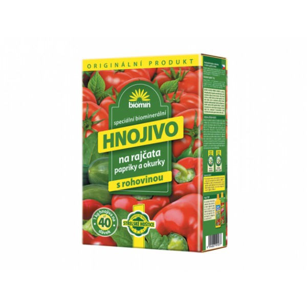 Orgamin granulované hnojivo na Rajčiny, Papriky a Uhorky 1 kg Forestina 