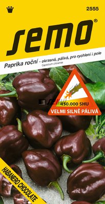 Paprika HABANERO CHOCOLATE štipľavá 15s 2555 SEMO