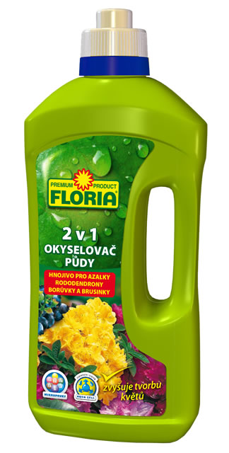 Floria 2v1 okyslovač pôdy a kvap.hnojivo pre azalky 1lit. CS