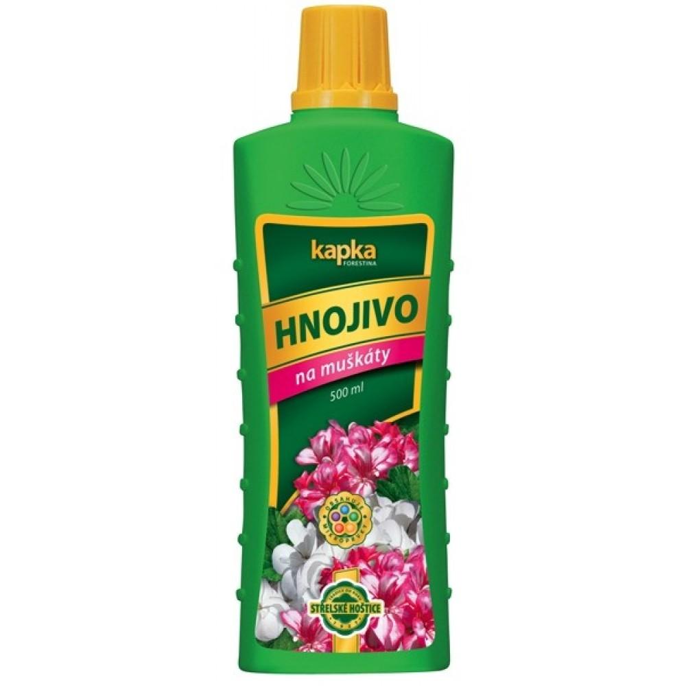 Muškáty tekuté hnojivo 500ml KAPKA Forestina