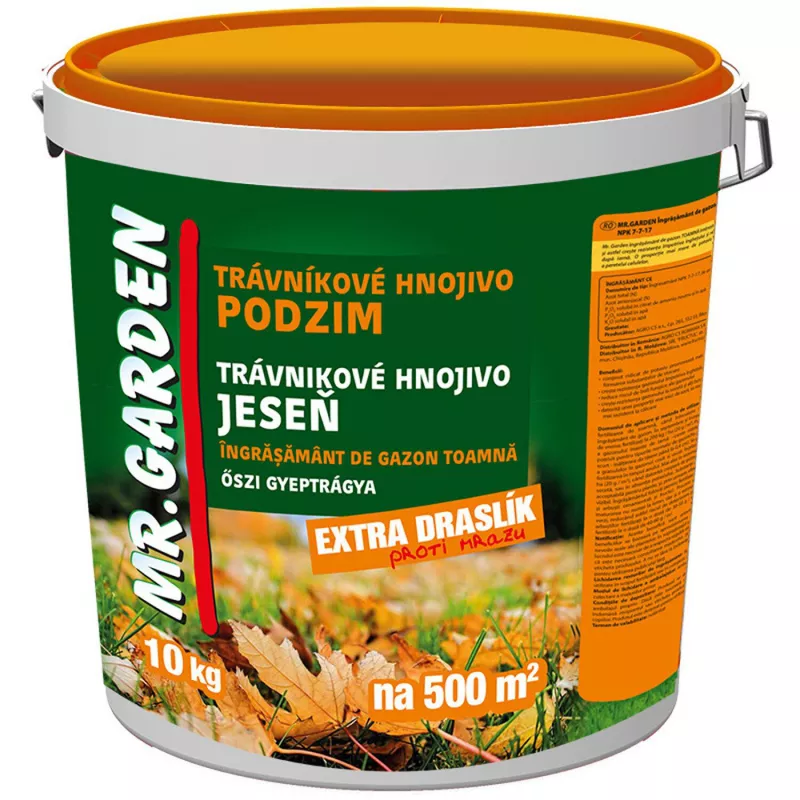 Trávnikové hnojivo jeseň 10kg Mr.Garden