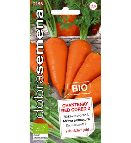 Mrkva CHANTENAY RED CORED 2 -BIO 2g 2158 DS