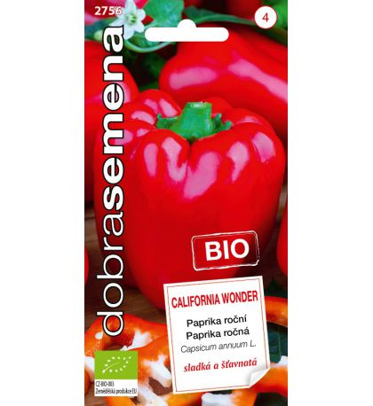 Paprika CALIFORNIA WONDER -BIO 0,3g 2756 DS