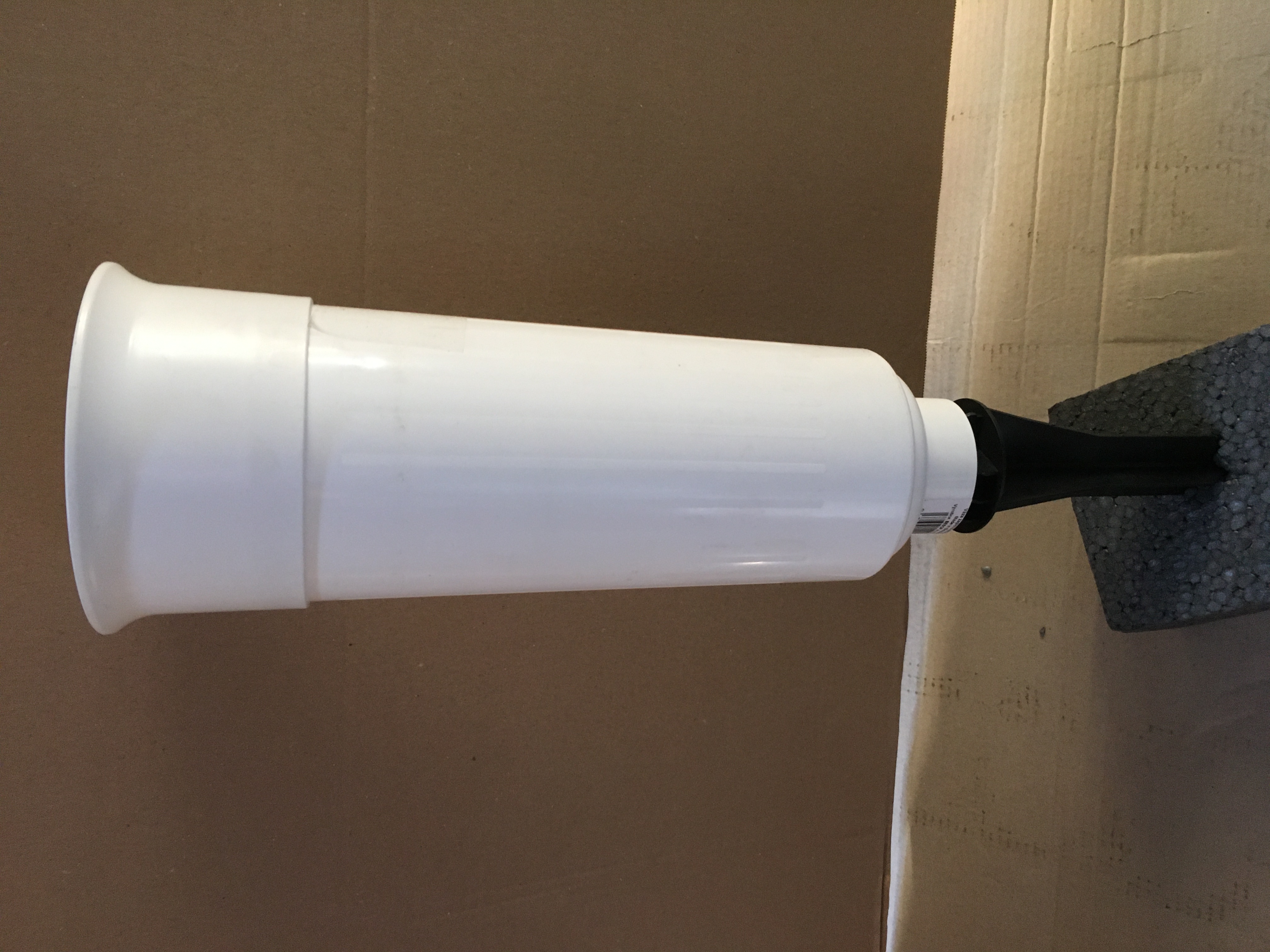 Váza zapichovacia 30cm BIELA 5224