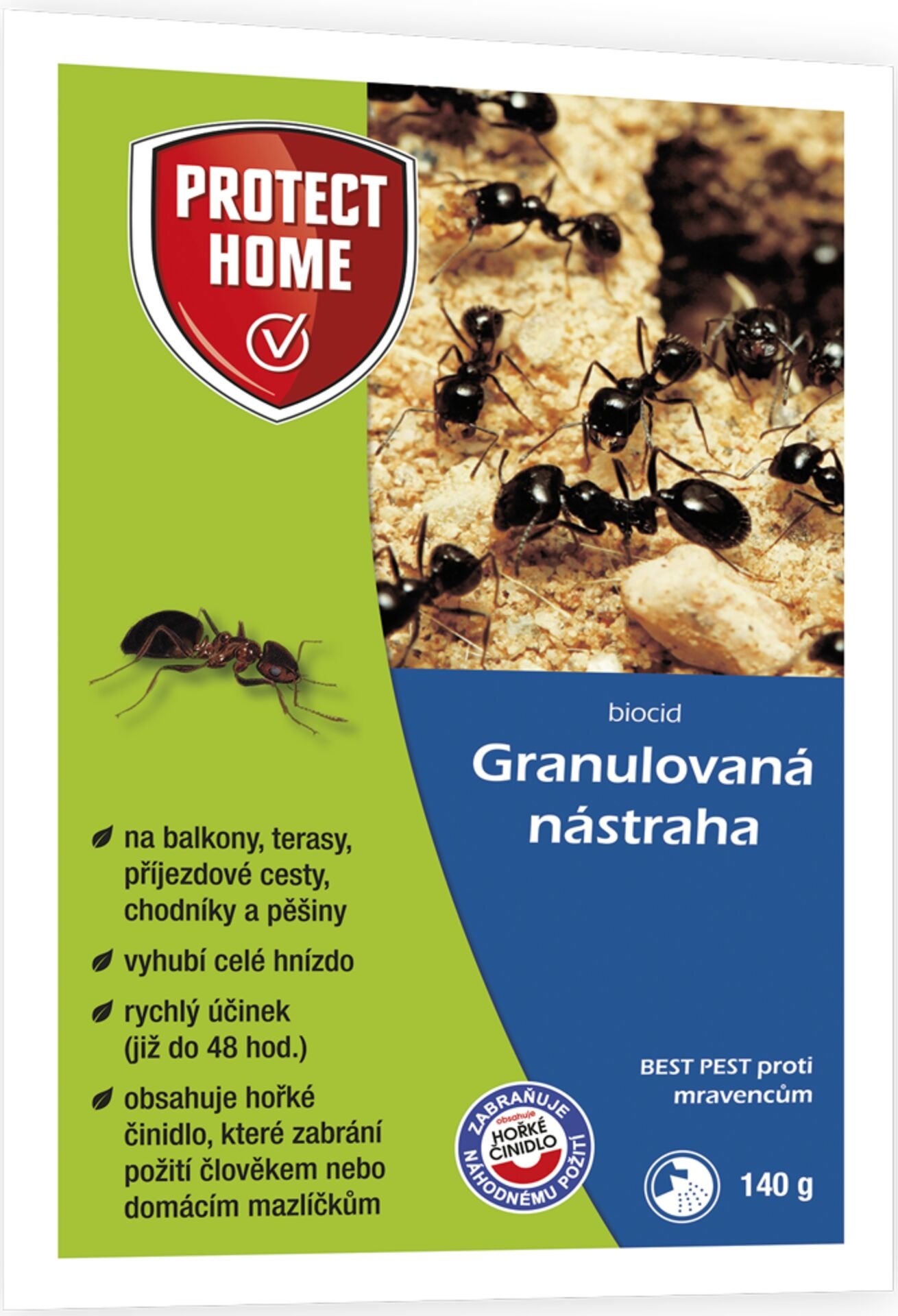 FASTION granul. nástraha proti mravcom 140g