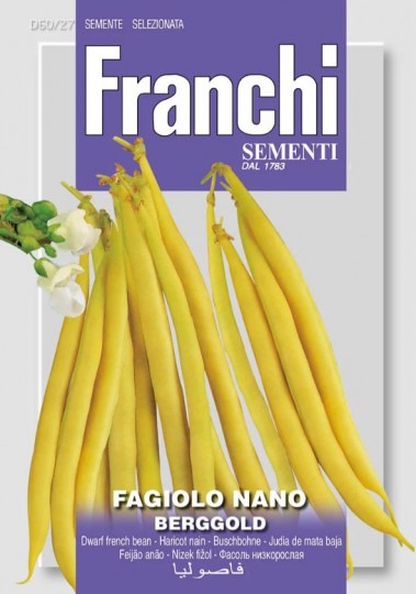 Fazuľa nízka BERGGOLD 180g FRANCHI LE 60/27