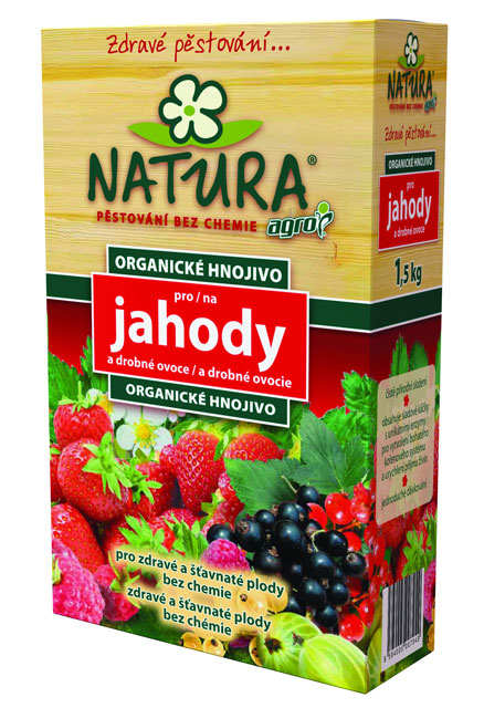 Natura organické hnojivo na jahody a drobné ovocie 1,5 kg Agro CS