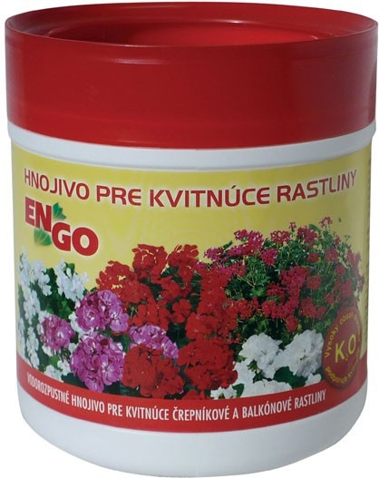 ENGO hnojivo na kvitnúce rastliny červené 500g