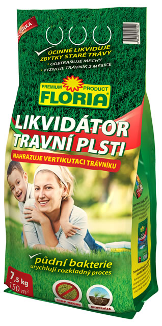 Floria Likvidátor trávnej plsti 7,5 kg Agro CS 