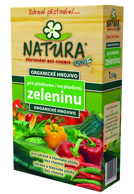 Natura organické hnojivo na plodovú zeleninu 1,5 kg Agro CS