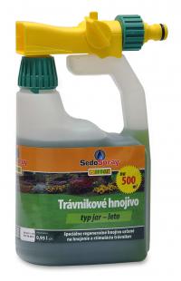 Sedos SEDOSPRAY tekuté hnojivo Trávnik Jar -Leto s aplikátorom 950 ml